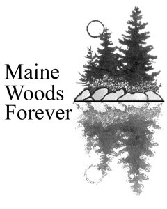 Maine woods sign