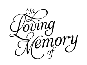 In memory of